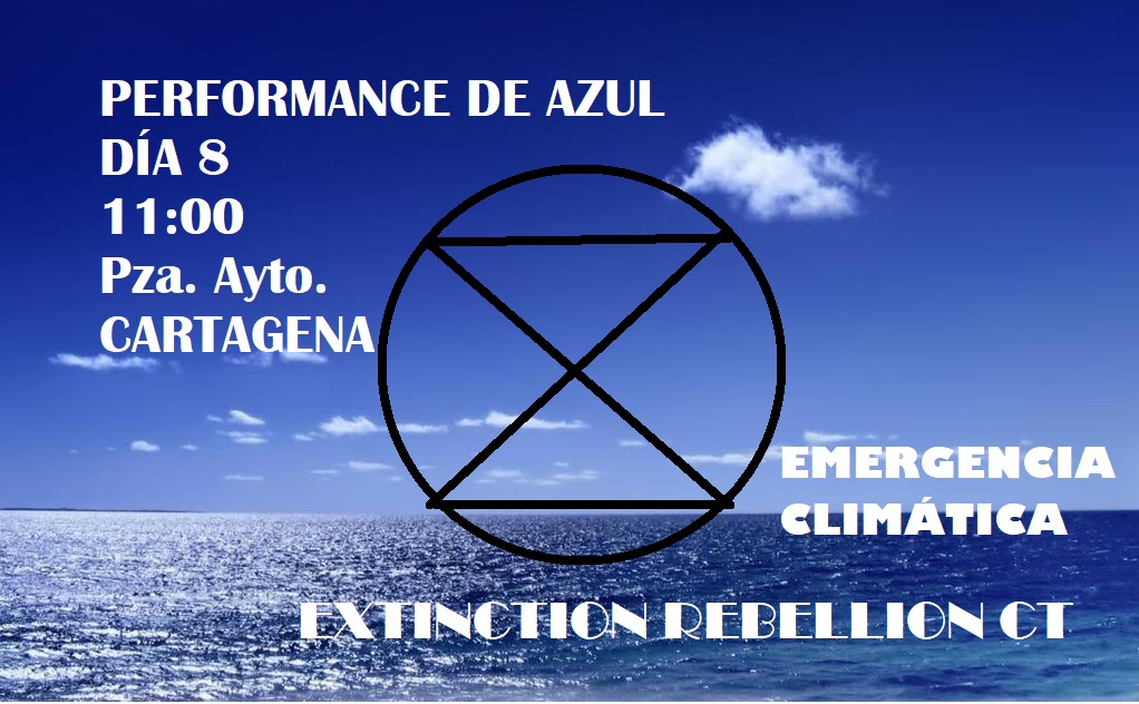 Performance estática, e itinerante XR en Cartagena (Murcia) mañana sábado 8 febrero