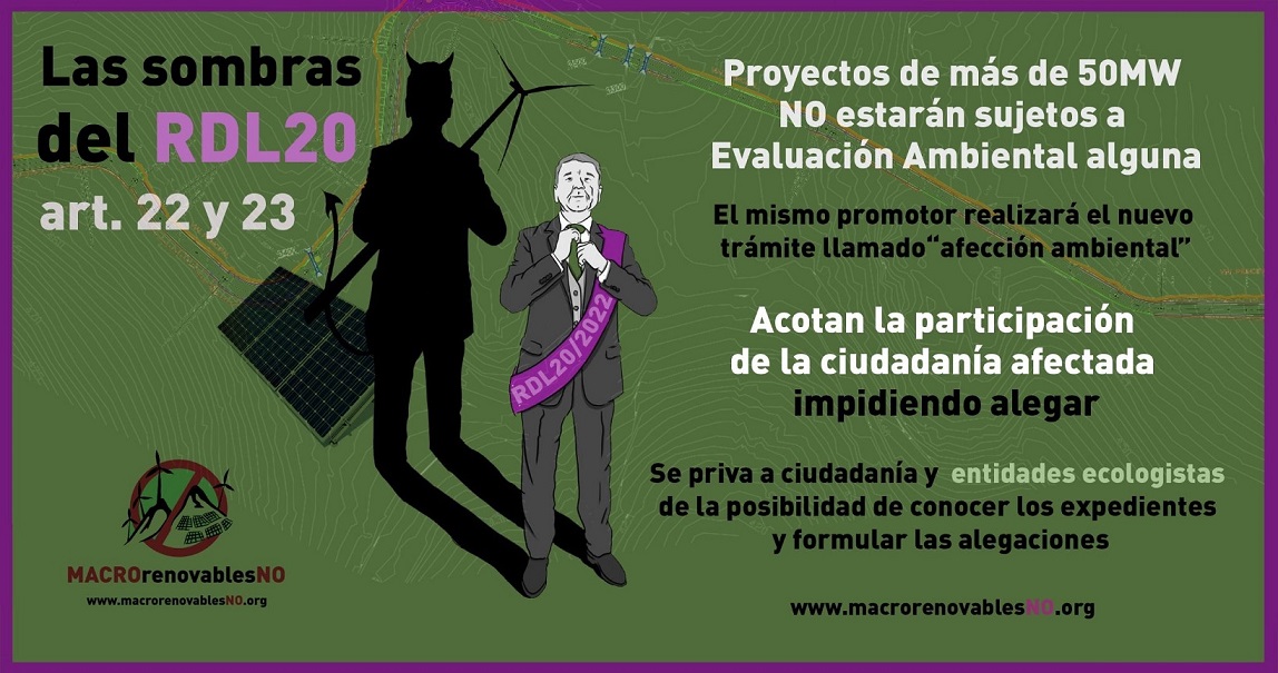 Más de 400 entidades y plataformas en contra de eximir de evaluación ambiental a las fotovoltaicas, informarán en el Congreso Diputados