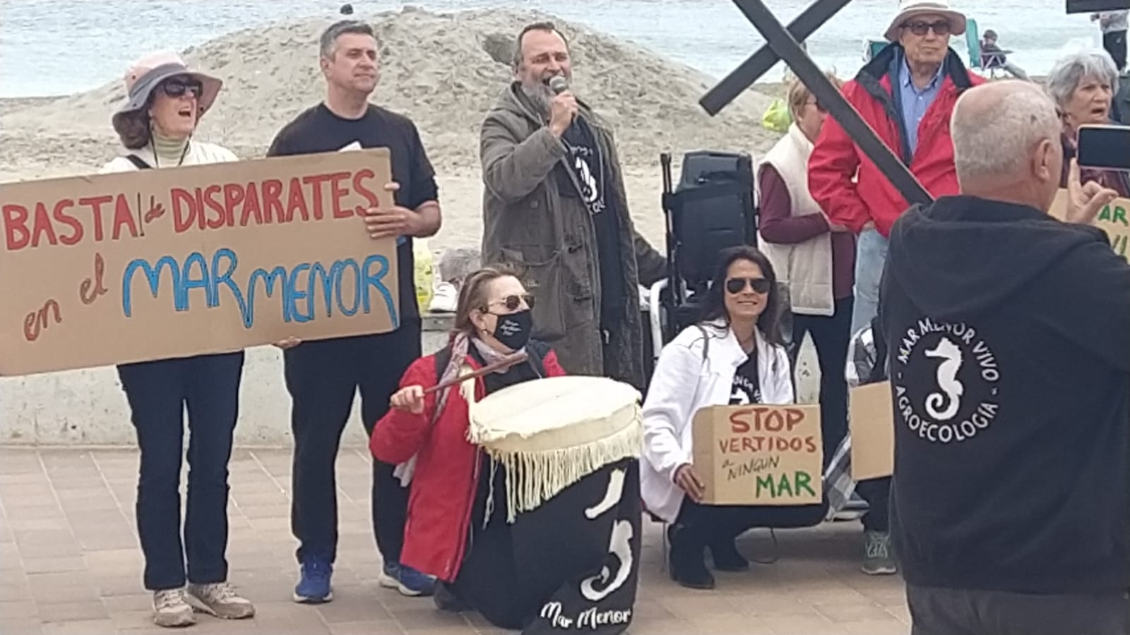 III Marcha por los Derechos del Mar Menor, salida en Los Arcos, parando en el Balneario, Emisarios, Club de Regatas y explanada de Barnuevo