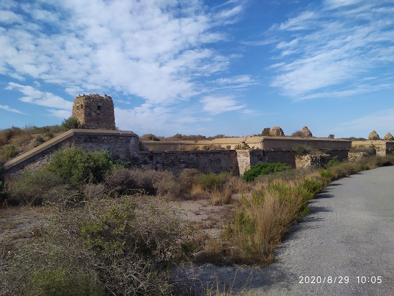 Batería Trincabotijas Alta (1770) llamada Comandante Royo