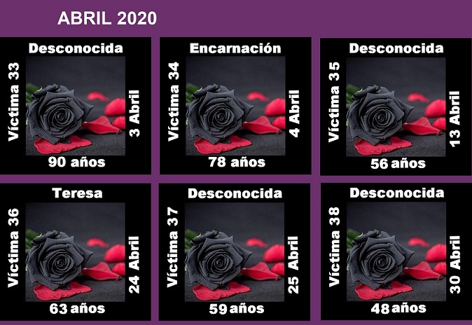 ABRIL 2020 (6 ASESINATOS MACHISTAS)