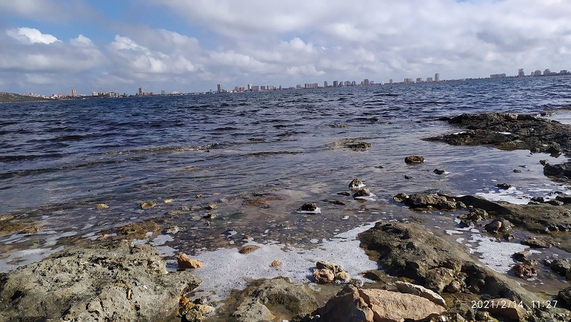 El Mar Menor visto desde El Salar y Punta de Las Lomas