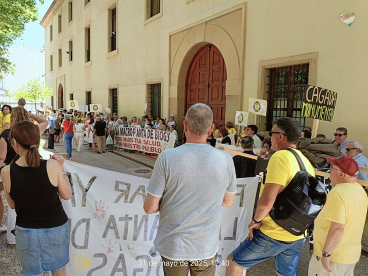 STOP BIOGÁS Palacio San Esteban 31 mayo