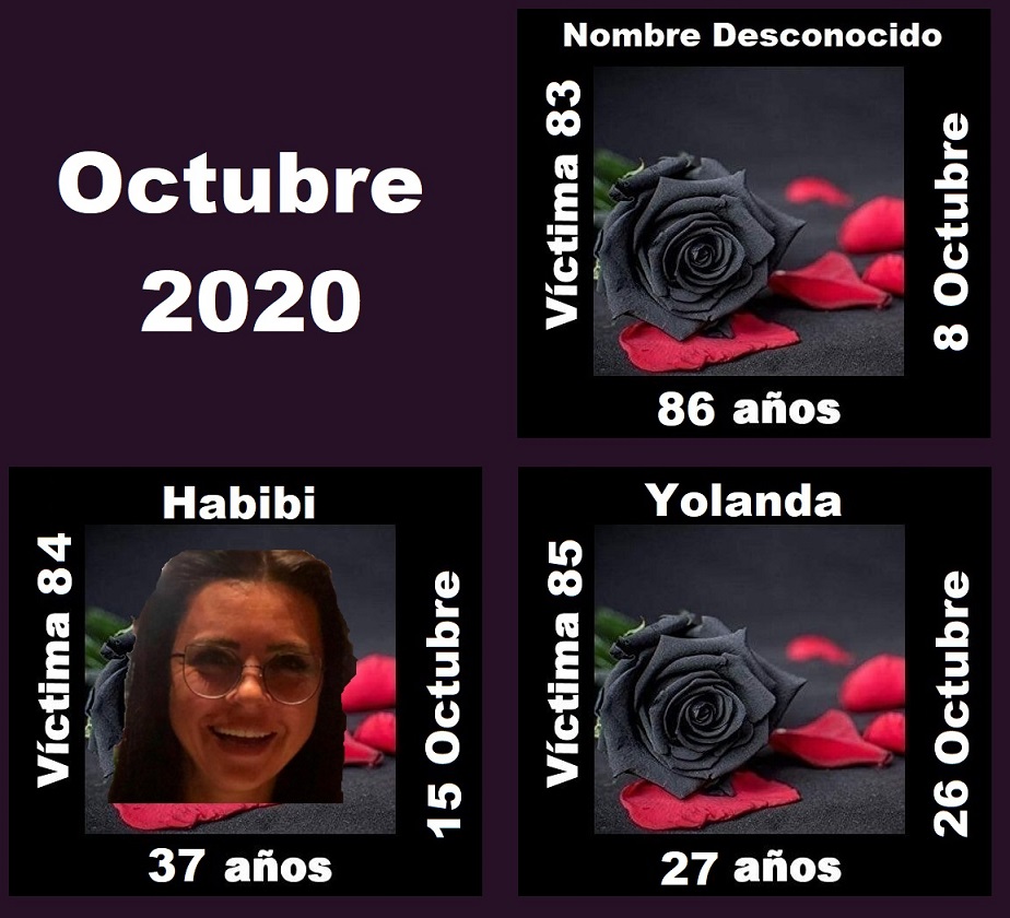 OCTUBRE 2020 (3 ASESINATOS MACHISTAS)