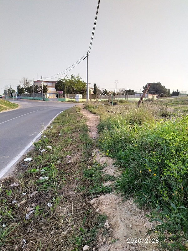 Carretera de la Asomada, territorio Comanche