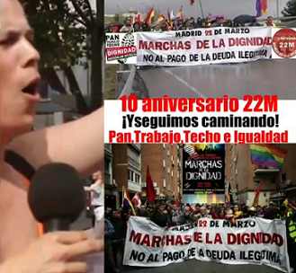 10º Aniversario de las Marchas de la Dignidad, cuando desde todos los territorios hasta Madrid fuimos a exigir Derechos Fundamentales