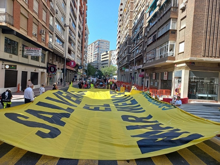 Hoy día de la Región de Murcia, se exige una Murcia donde se pueda respirar, vivir y disfrutar, respetuosa con la Naturaleza