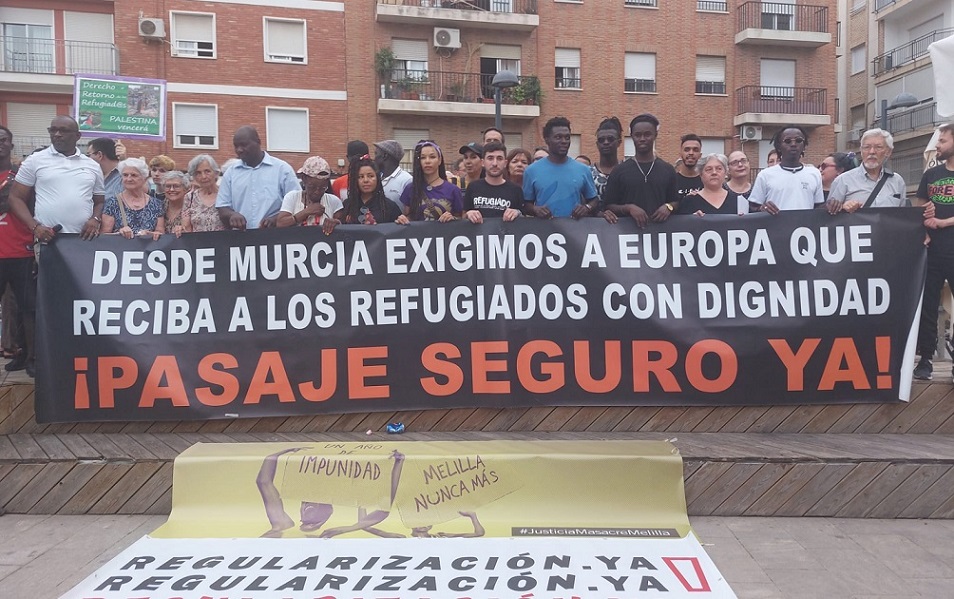En el Día del Refugiado, organizaciones y colectivos de Murcia exigen justicia y un trato digno, garantizando el derecho a asilo