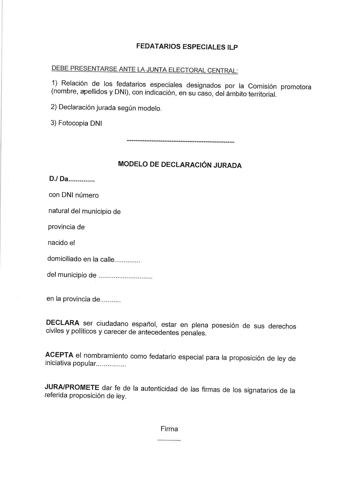 Si quieres ayudar al Mar Menor colaborando en recoger las firmas, conviertete en fedatario, estos son los pasos que tienes que seguir