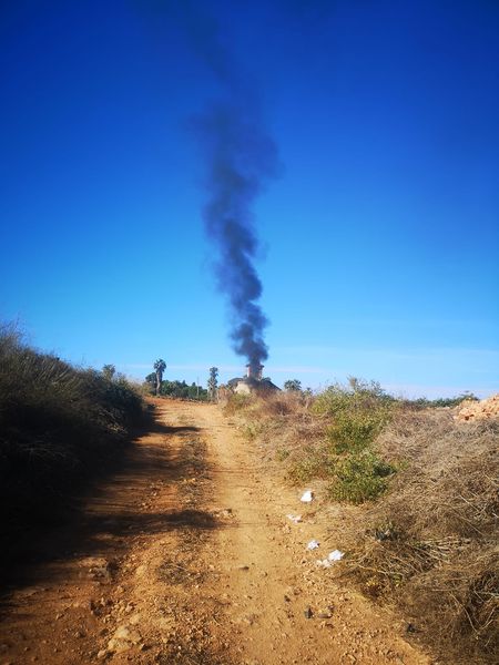 EN EL CAMPO DE CARTAGENA, SE PRODUCEN QUEMAS DIARIAS, AUNQUE SON ILEGALES