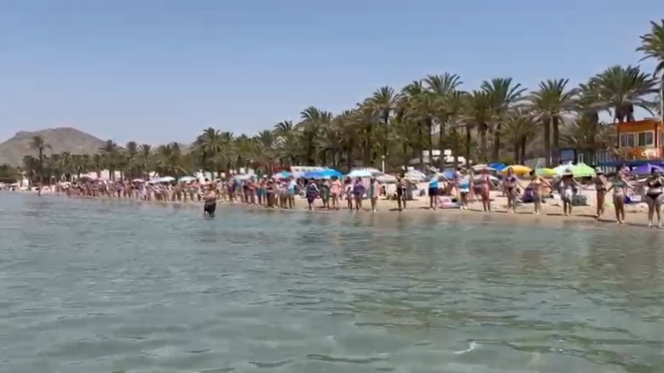 Abrazo al Agua 2025, La Azohía