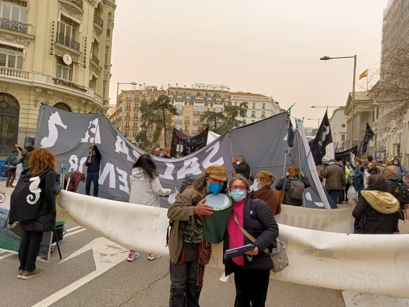 Seguimos ERRE que ERRE, lunes 28 agosto paseos con mensaje de Norte a Sur, de Cantabria a Cartagena