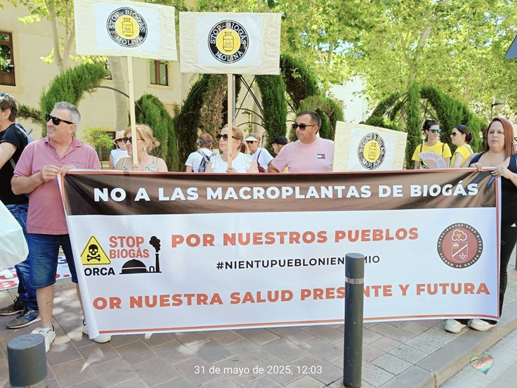 STOP BIOGÁS Palacio San Esteban 31 mayo