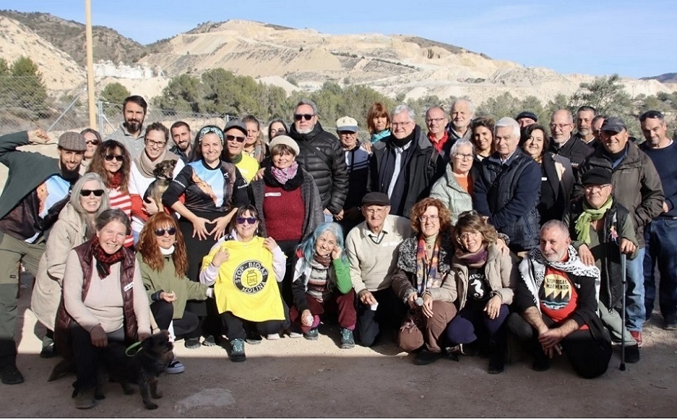 Primera reunión de asociaciones en la lucha ambiental de la Región de Murcia, celebrada el pasado sábado, en Peña Zafra de Abajo