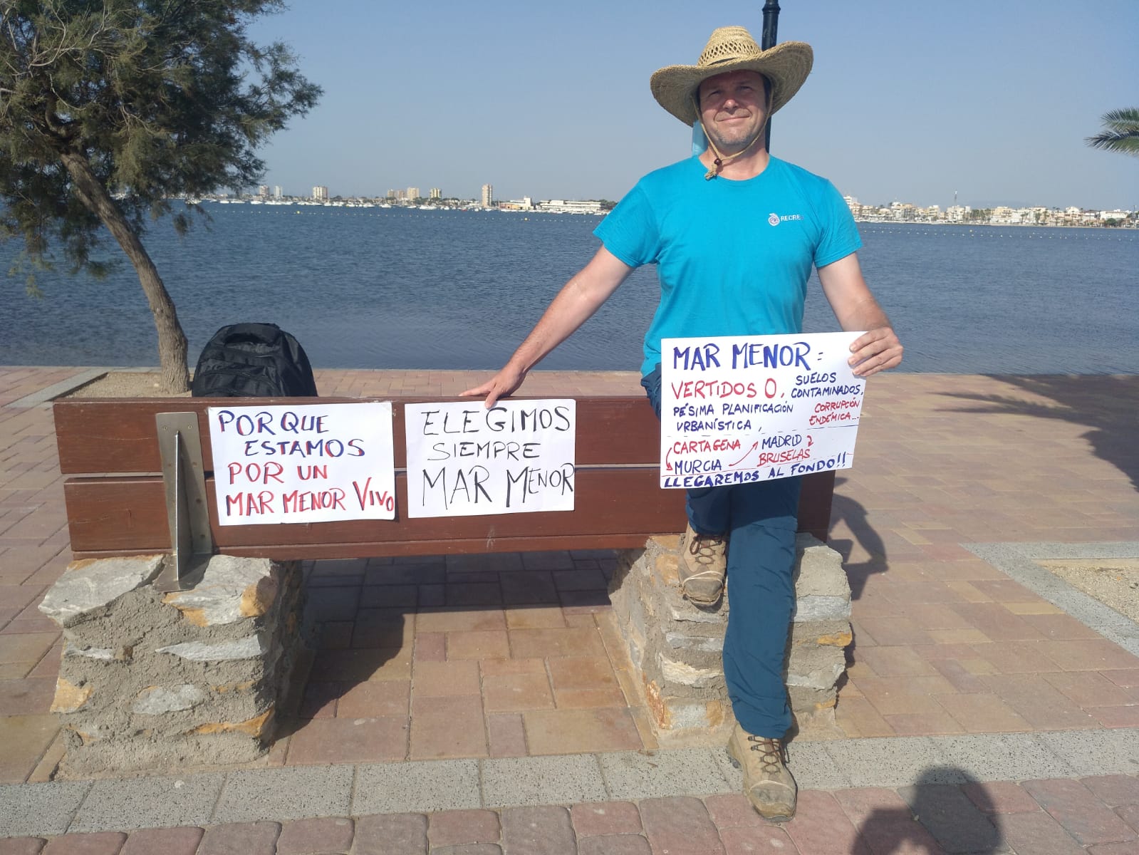 GRAN RUTA ALREDEDOR DEL MAR MENOR: A PIE DE COSTA, UNA VEZ MÁS... ¡POR UN MAR MENOR VIVO