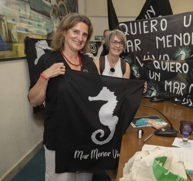 Envían carta a la presidenta de la Comisión Europea, Ursula Von der Leyen en apoyo a Teresa Ribera por su labor en el Mar Menor
