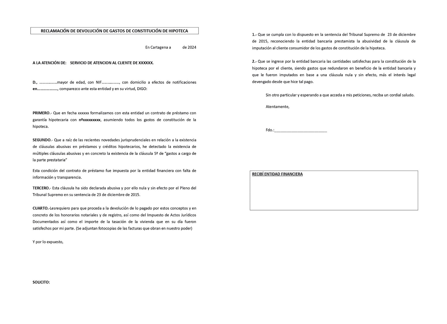 Descubre como reclamar gratis los gastos hipotecarios realizados anteriores a junio de 2019, el plazo acaba el 14 abril, aún estás a tiempo