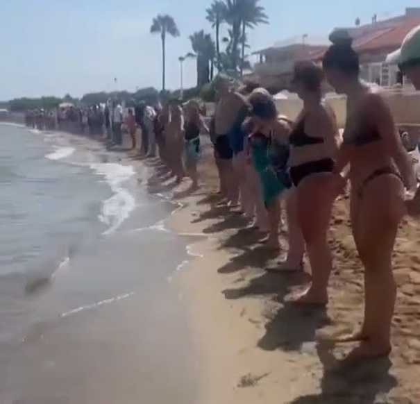 Abrazo al Agua 2025, Lengua de La Vaca, Mar Menor