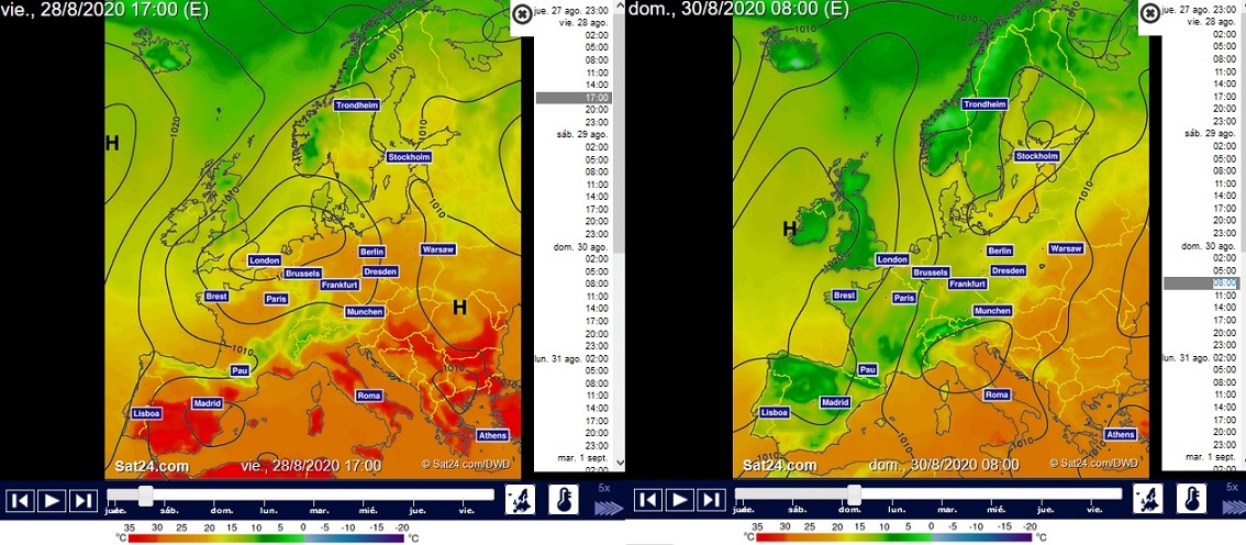 En menos de dos días bajada drástica de temperaturas, incluso puede haber nieve en el Pirineo, y esto ocurre, en pleno Agosto