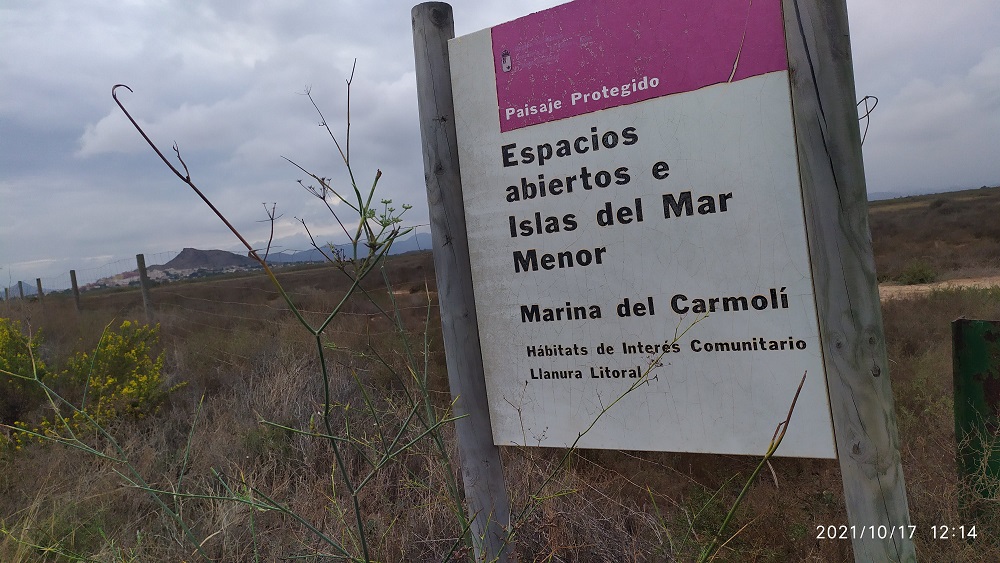 Marina de Carmolí, eliminar los vertidos sería la mejor protección de este espacio ya protegido