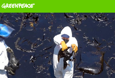 Greenpeace exigirá a Repsol que deje de encubrir lo sucedido en Perú y se investigue y salga a la luz la verdad, basta de greenwashing