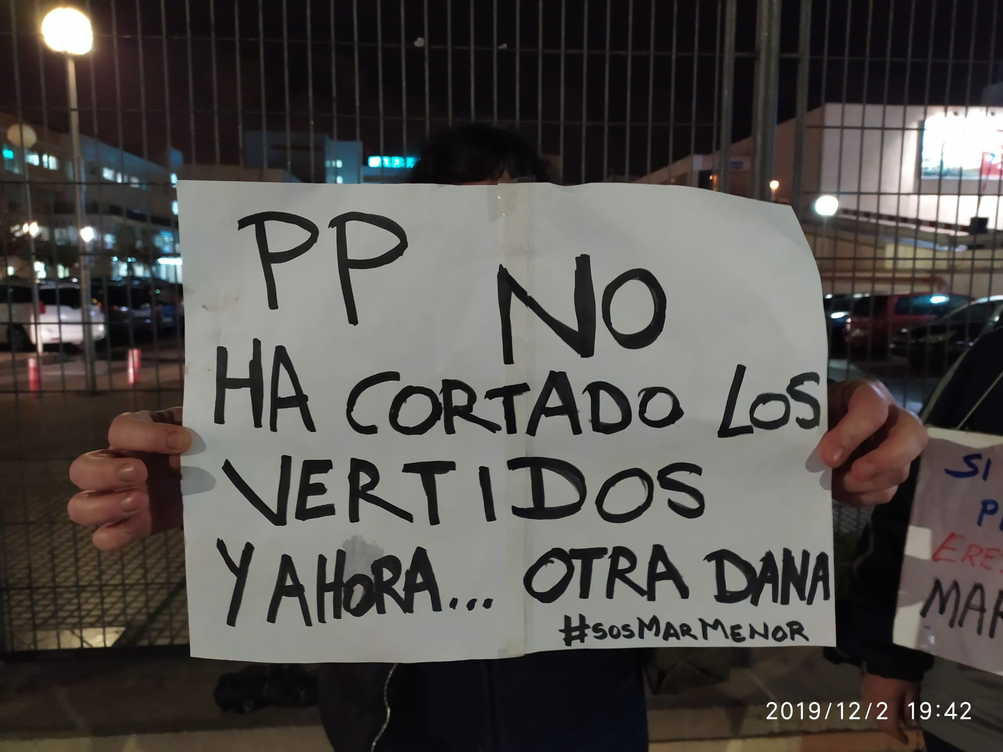 En la salida de este lunes 2 Diciembre, miramos al cielo esperando que esta DANA ó gota fría, no termine con el Mar Menor