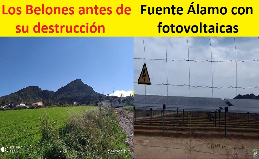 Los Belones, los proyectos de fotovoltaicas crecen como setas, sin orden ni control y a los pies de espacios protegidos