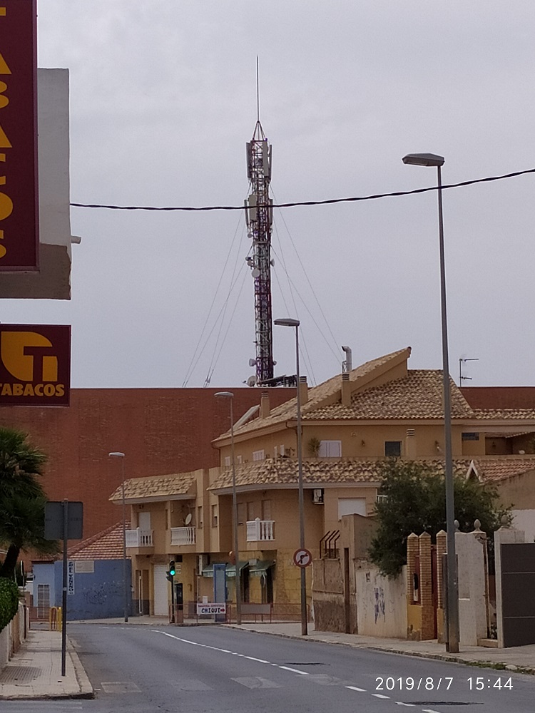 De quién es la antena de Los Barreros en Cartagena?